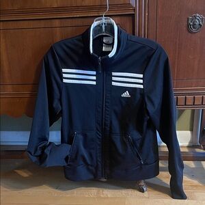 Adidas Black and White Track Jacket